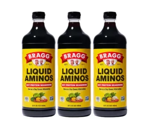 3 bottles Liquid Aminos 32oz / 946ml