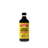 A bottle of bragg's liquid aminos soy protein seasoning front view angle